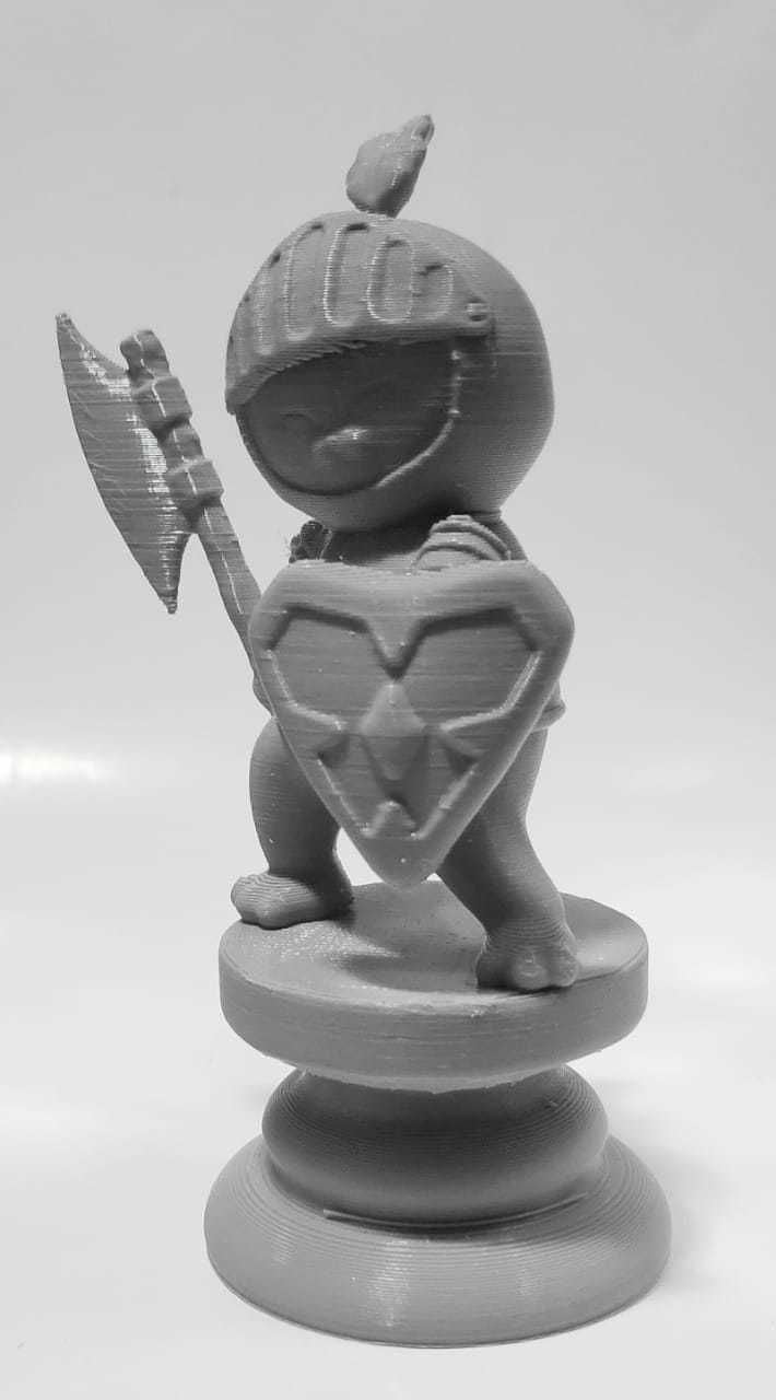 Cat Chess Piece - Pawn 3D print model_3