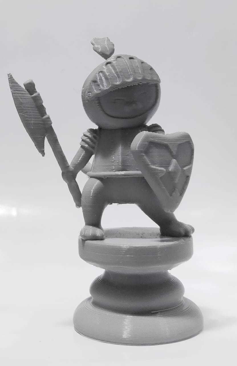 Cat Chess Piece - Pawn 3D print model_4