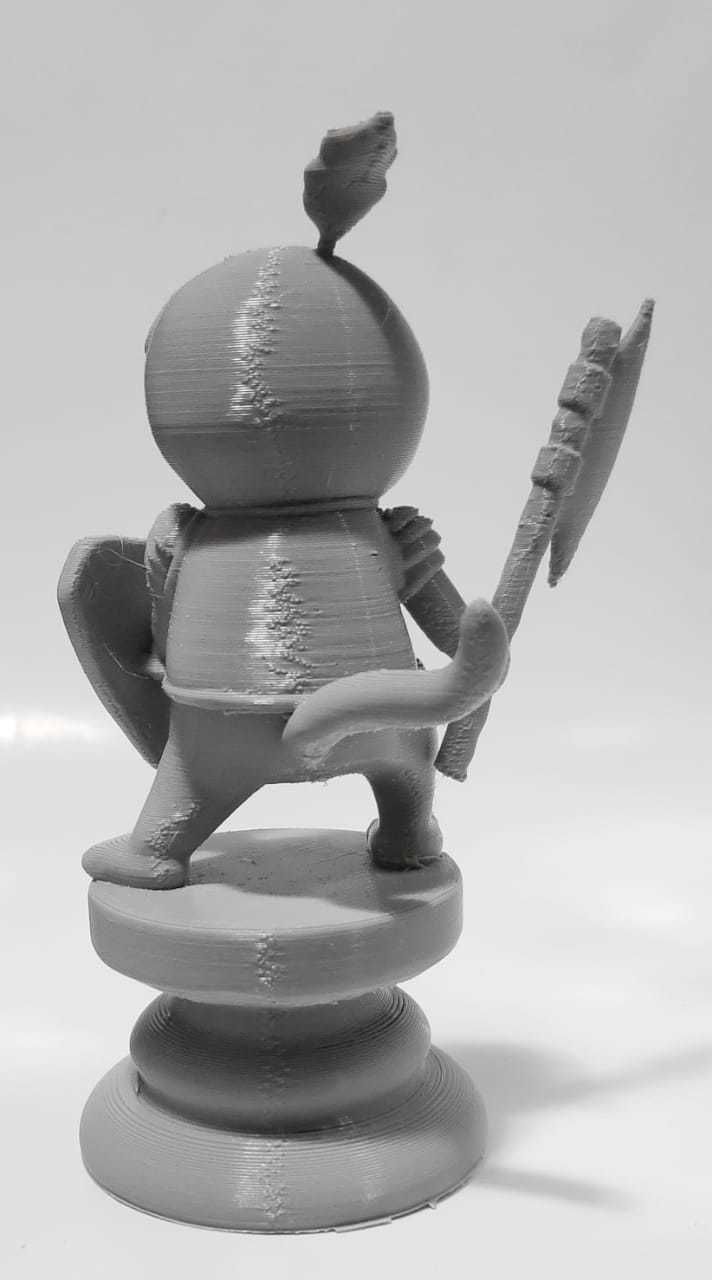 Cat Chess Piece - Pawn 3D print model_5