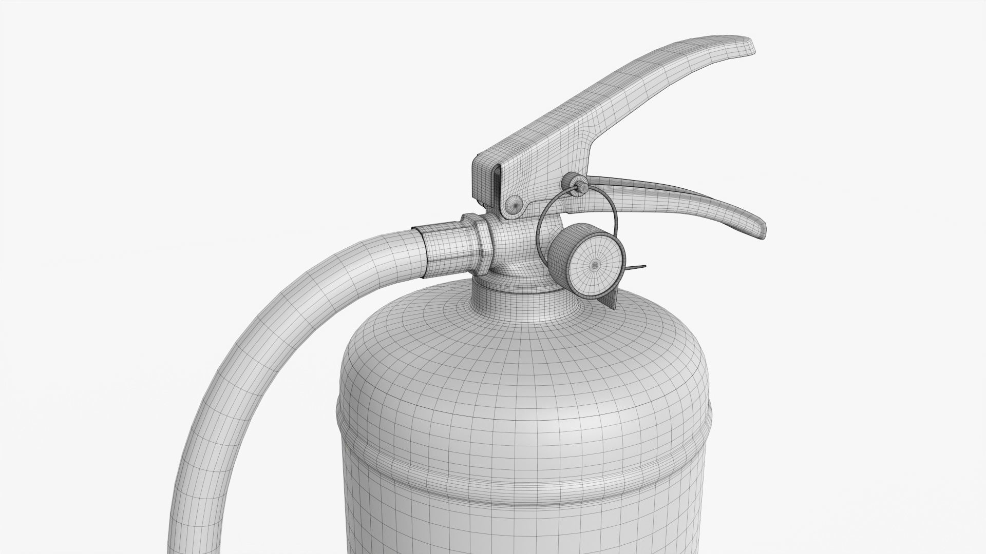 Fire extinguisher classes A and B 3D model_8