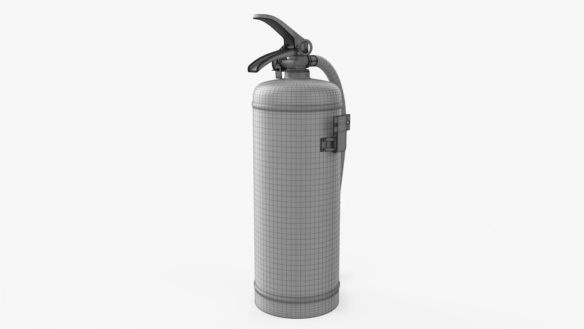 Fire extinguisher classes A and B 3D model_7