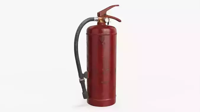 Fire extinguisher classes A and B 01 dirty 3D model
