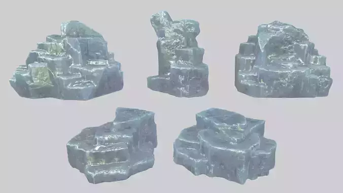 Rock Set piece of ice