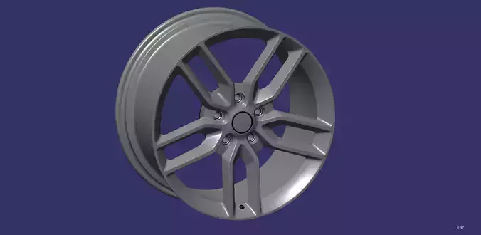 Wheel 22 inch Covette 3D print model