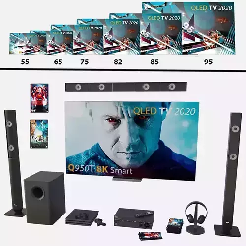 Samsung 85 Q950T 8K Smart QLED TV 2020 Cet  Samsung TV system