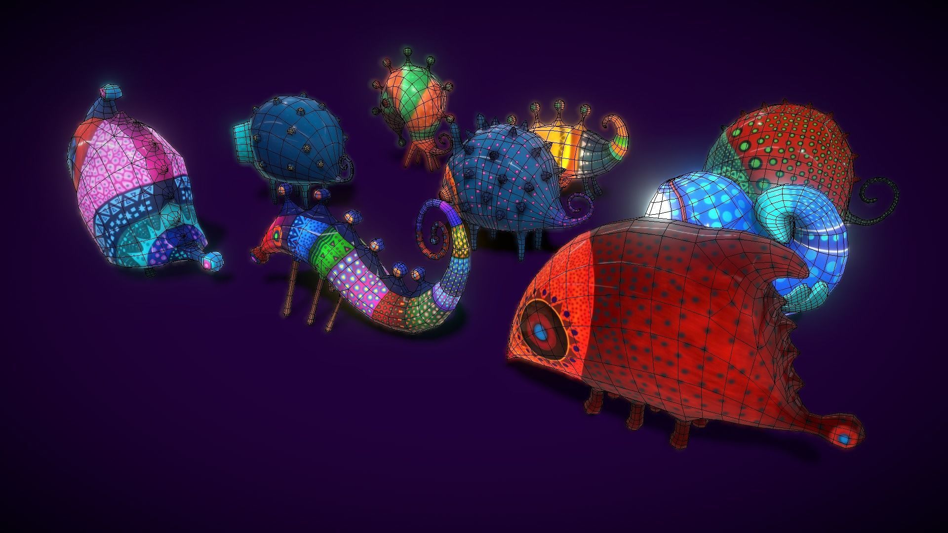 V5 Animal Colections  Low-poly 3D model_5