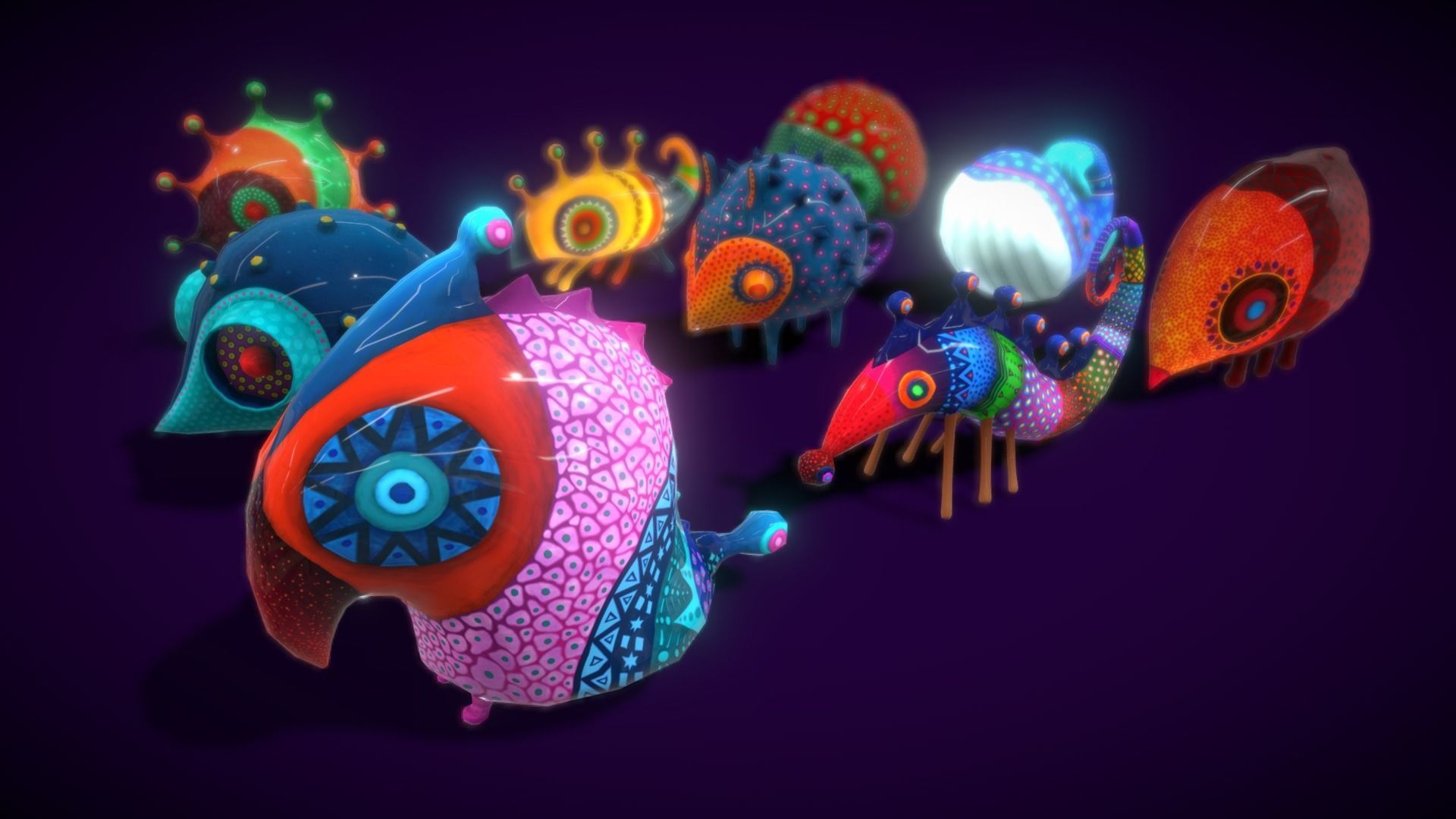 V5 Animal Colections  Low-poly 3D model_13