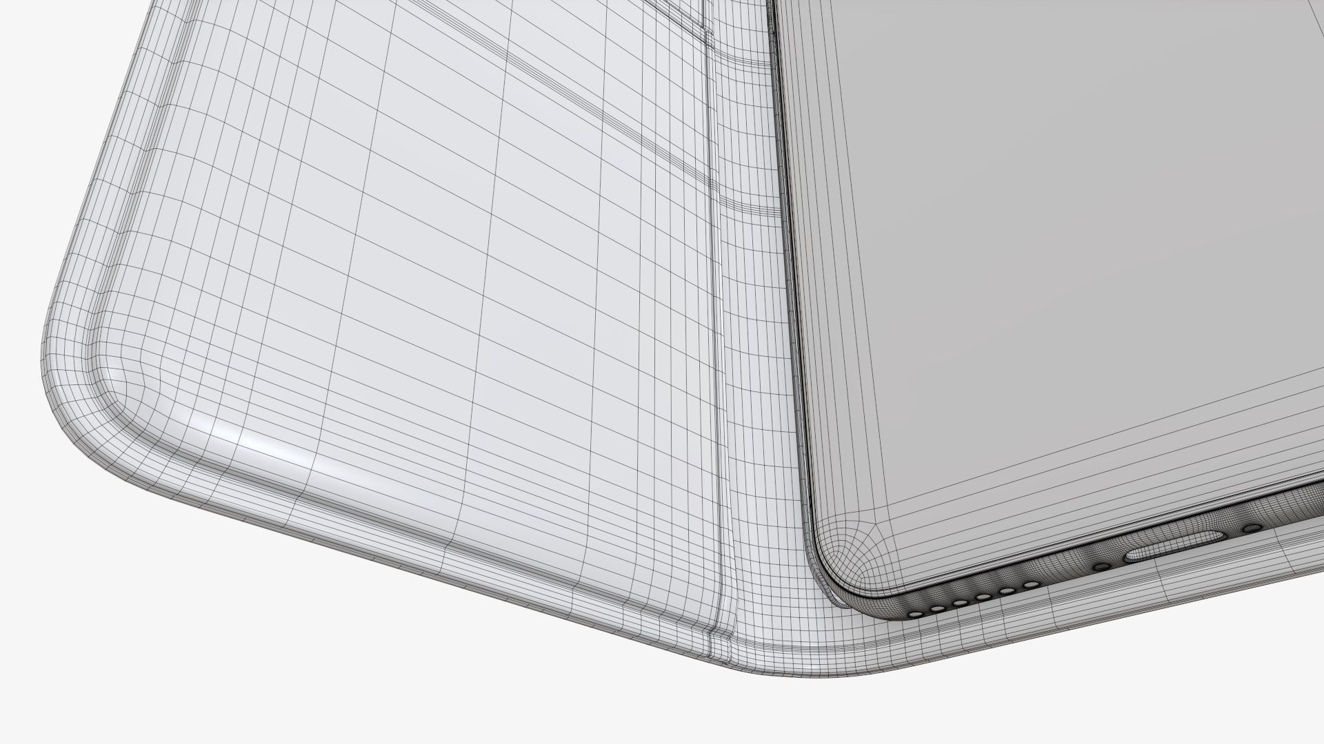 Smartphone in a flip wallet case 02 3D model_15