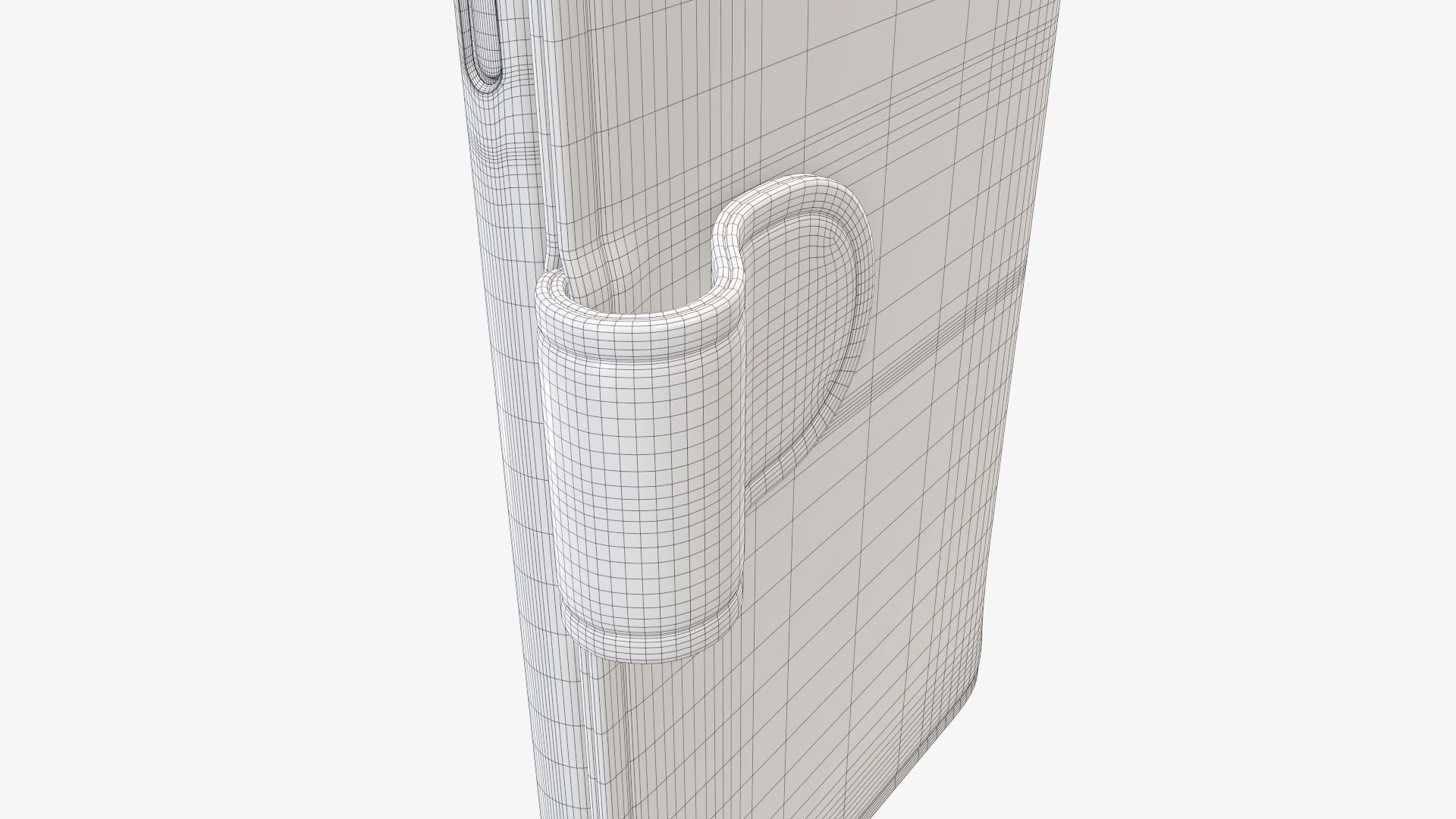 Smartphone in a flip wallet case 02 3D model_12