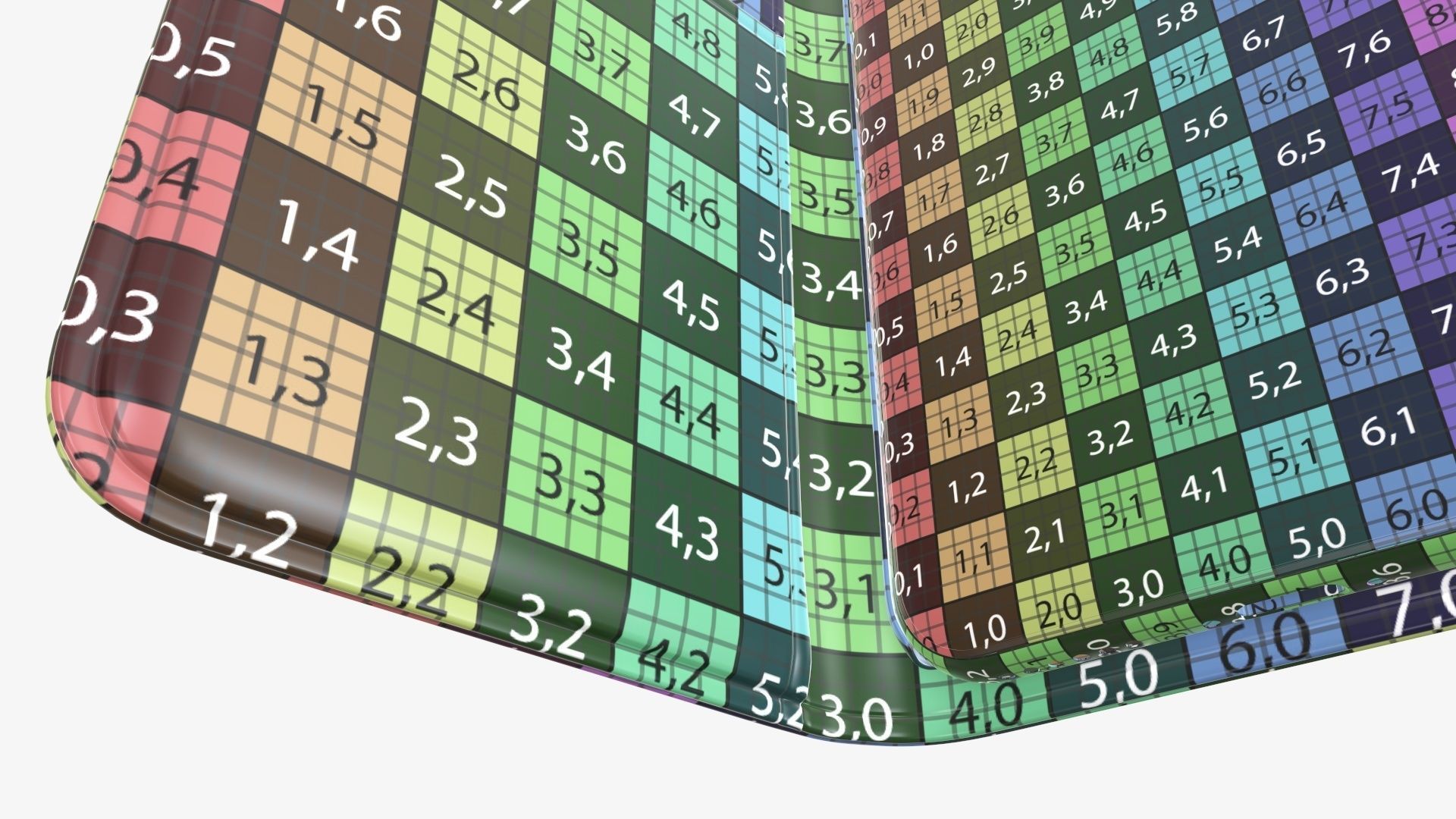 Smartphone in a flip wallet case 02 3D model_23