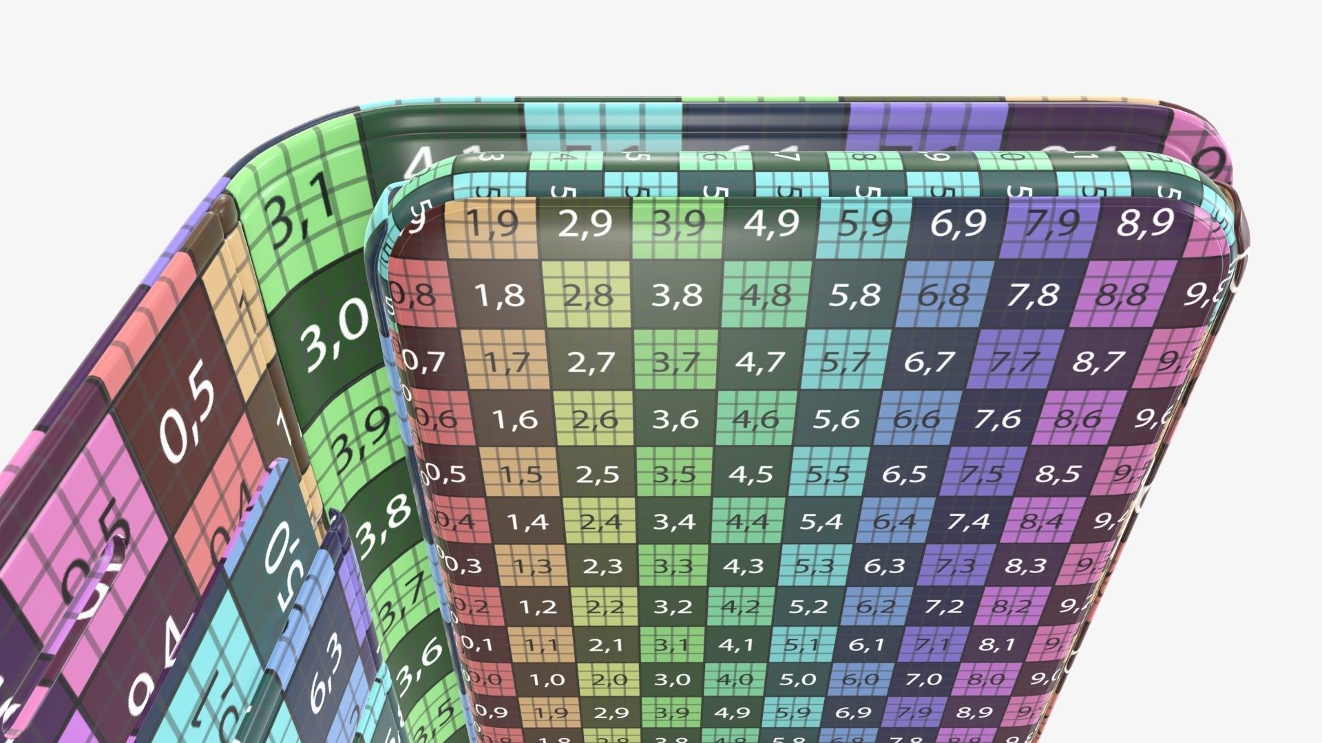 Smartphone in a flip wallet case 02 3D model_22