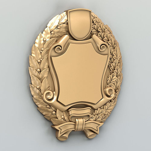 Coat of arms decorative 005 3D model