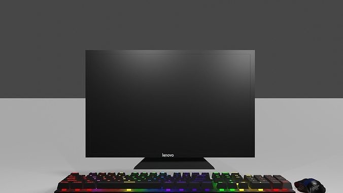 lenovo desktop new gaming  3D model