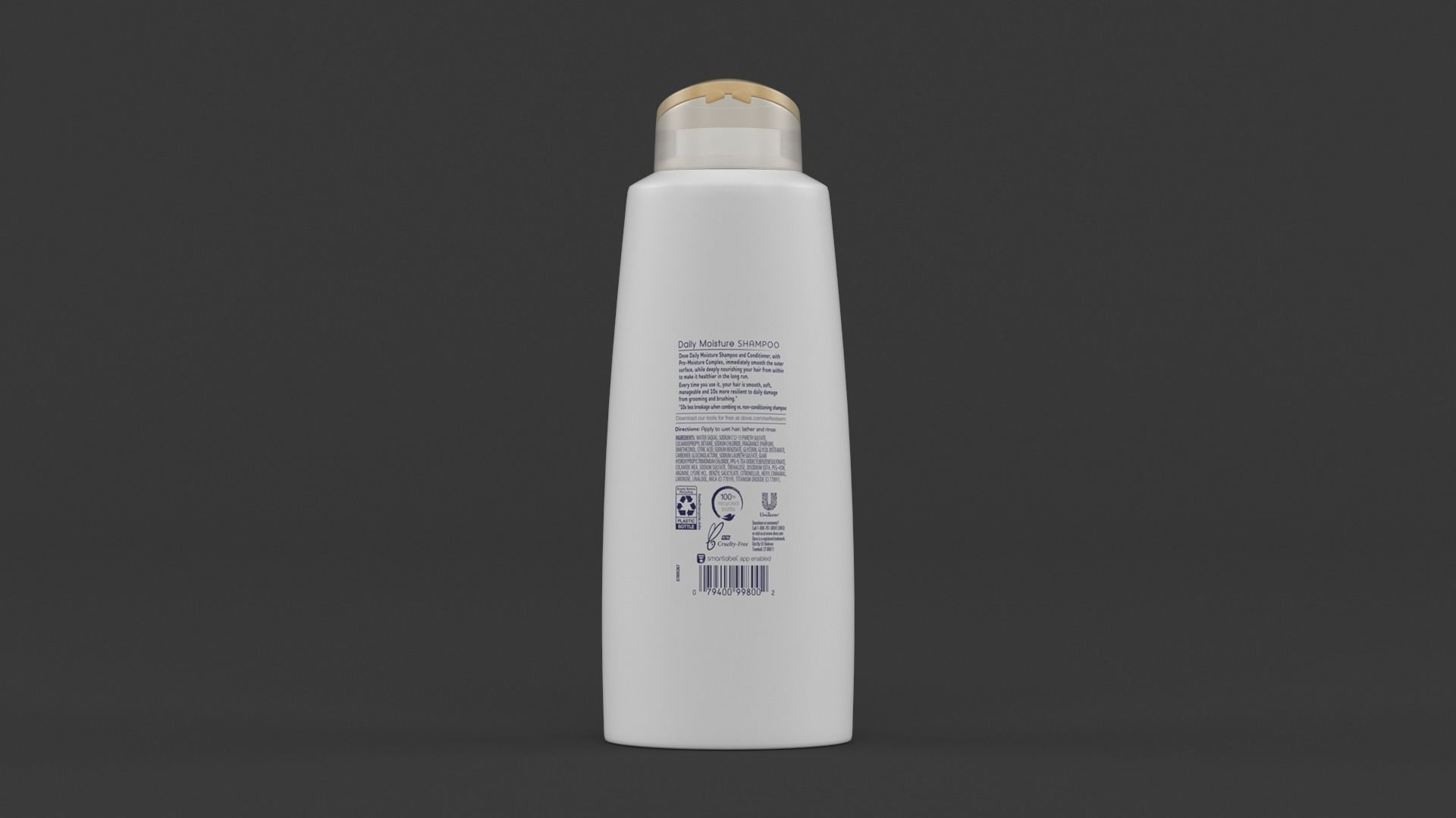 Dove Collection bottle of soap 3D model_10