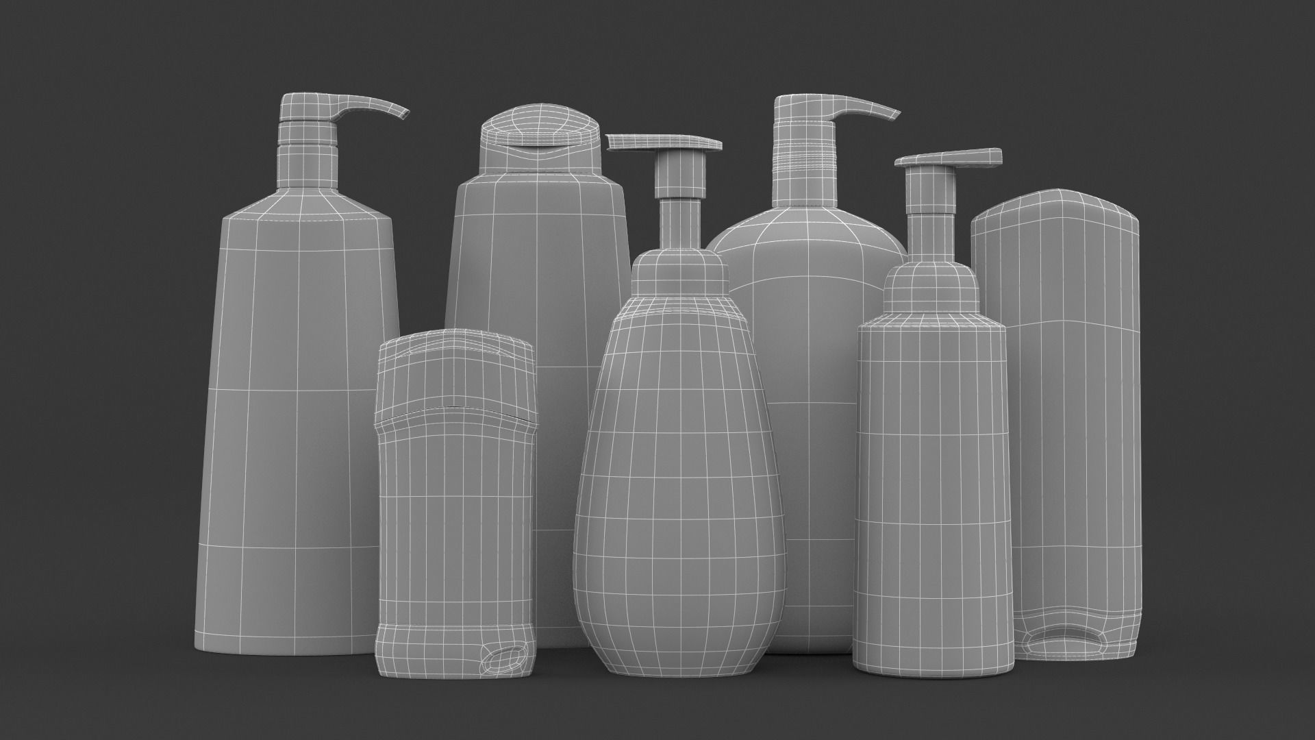 Dove Collection bottle of soap 3D model_15