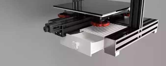 CREALITY ENDER 3 V2 BOITE DE RANGEMENT ORIGINE 3D print model