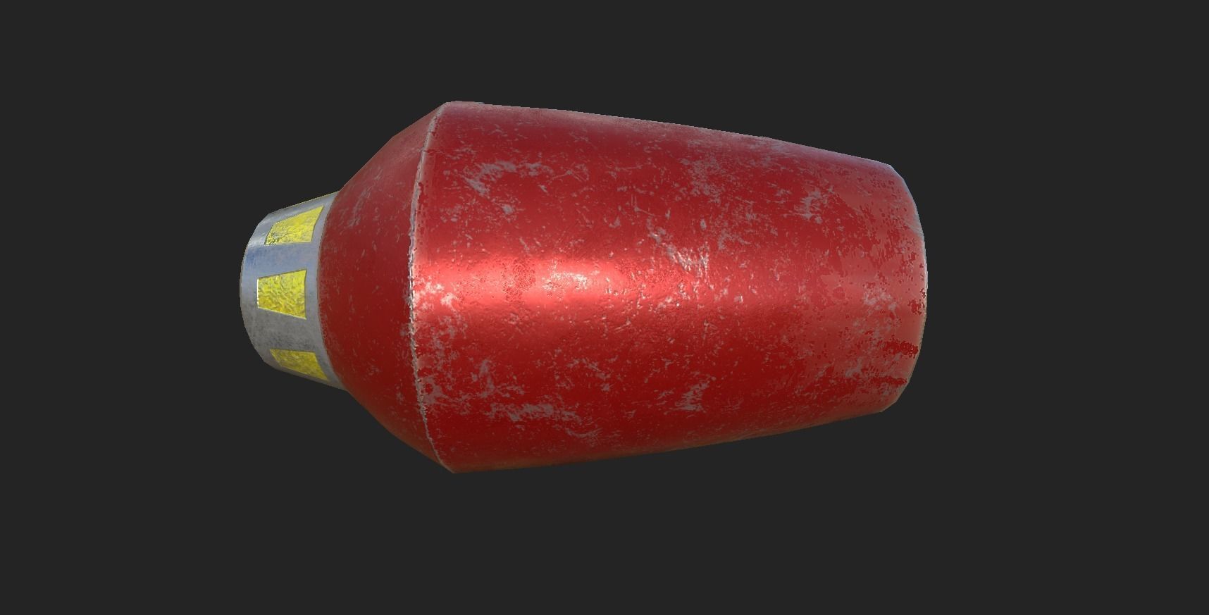 Protoman Mega Buster - Hand Cannon - SciFi Blast Weapon Low-poly 3D model_2