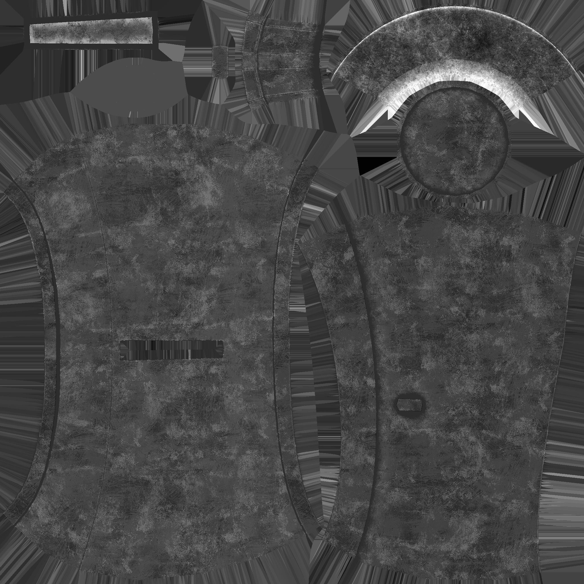 Protoman Mega Buster - Hand Cannon - SciFi Blast Weapon Low-poly 3D model_16