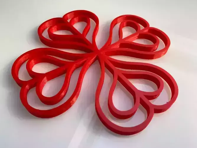 table mate heart shaped