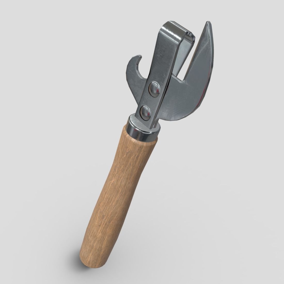 Can Opener Low-poly 3D model_5