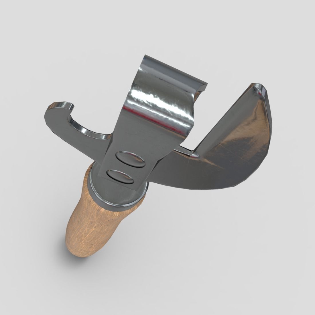 Can Opener Low-poly 3D model_7