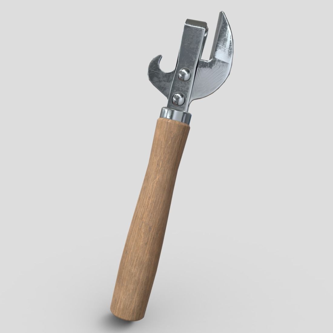 Can Opener Low-poly 3D model_3