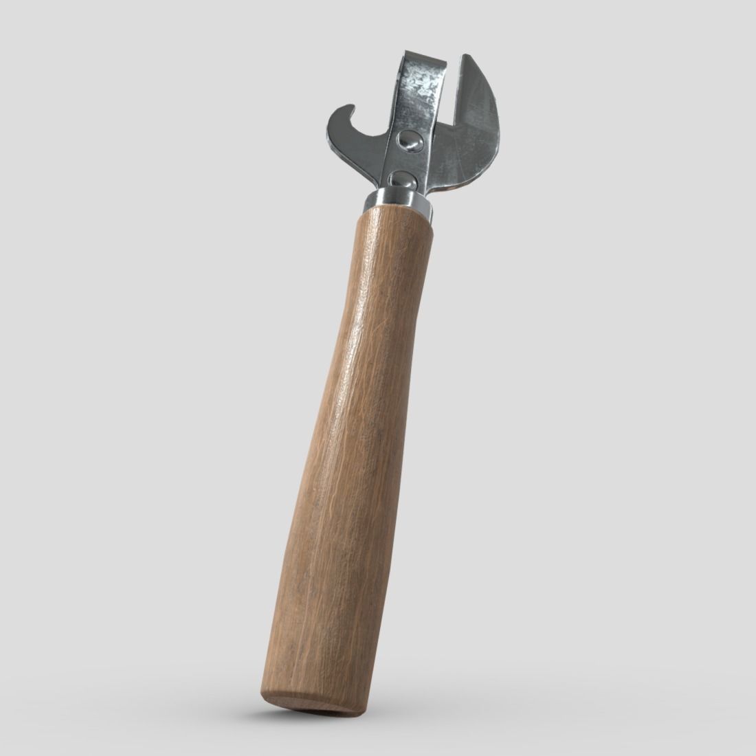 Can Opener Low-poly 3D model_11