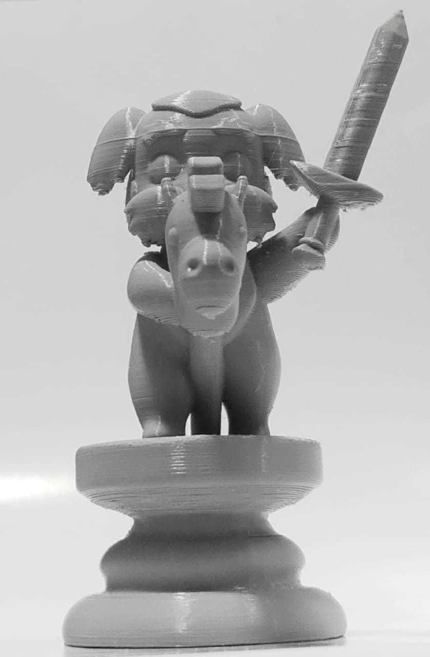 Dog Chess Piece - Knight 3D print model_5
