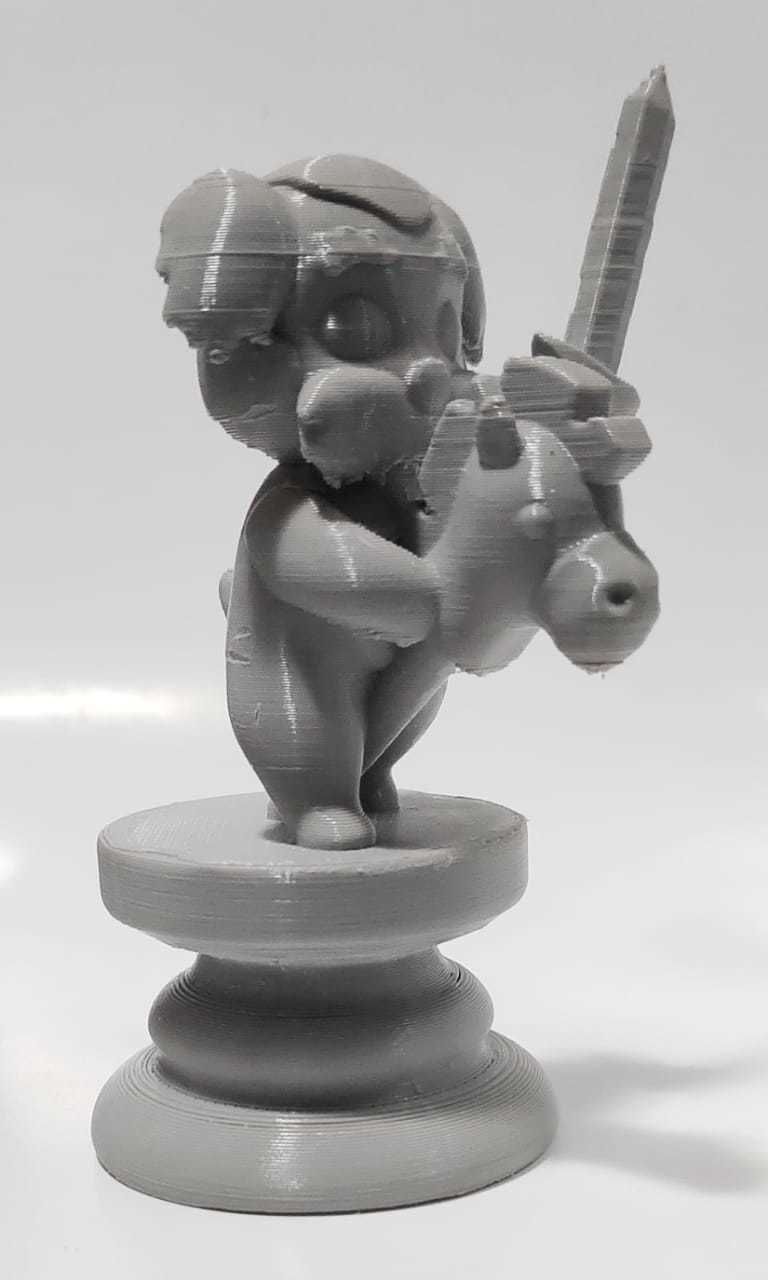 Dog Chess Piece - Knight 3D print model_10