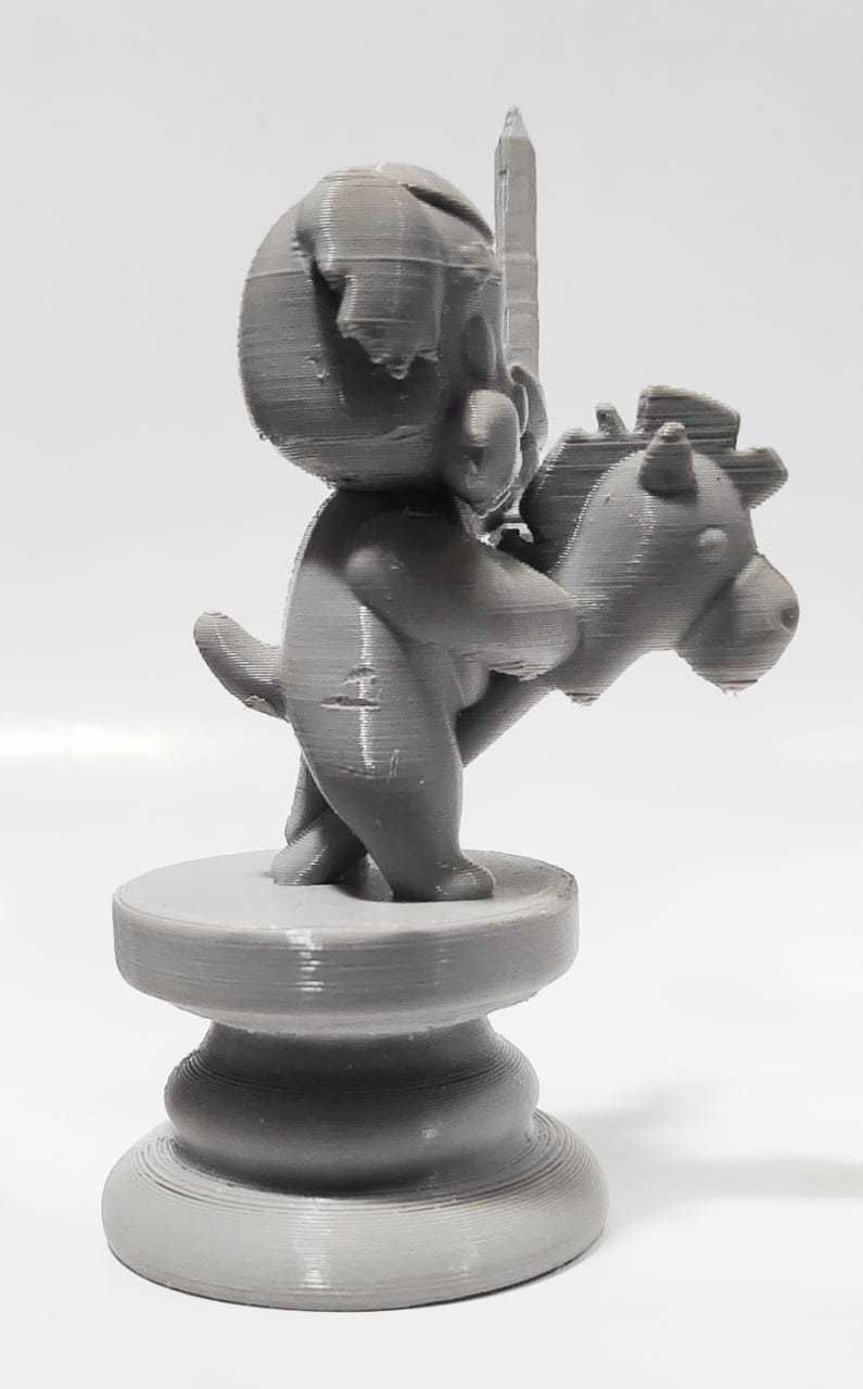 Dog Chess Piece - Knight 3D print model_9