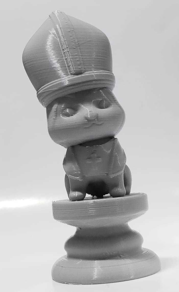 Dog Chess Piece - Bishop 3D print model_5
