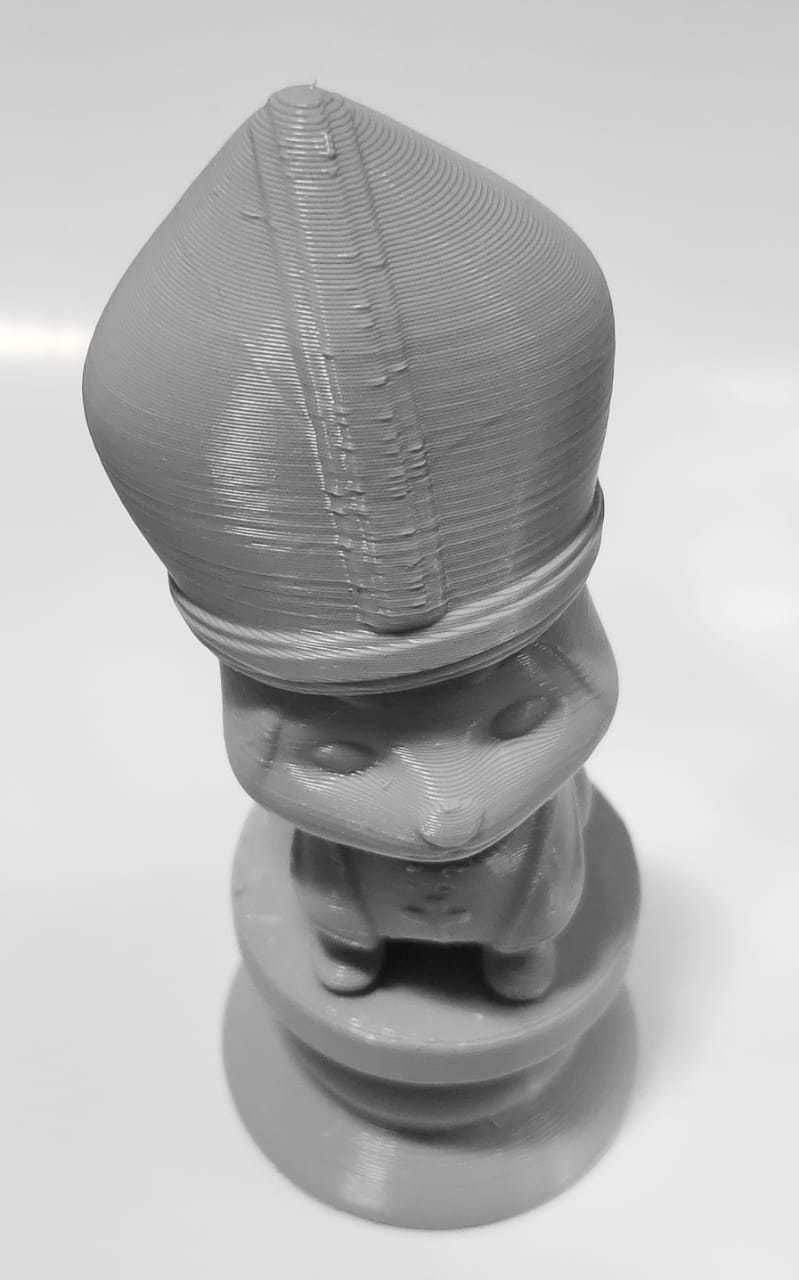 Dog Chess Piece - Bishop 3D print model_9
