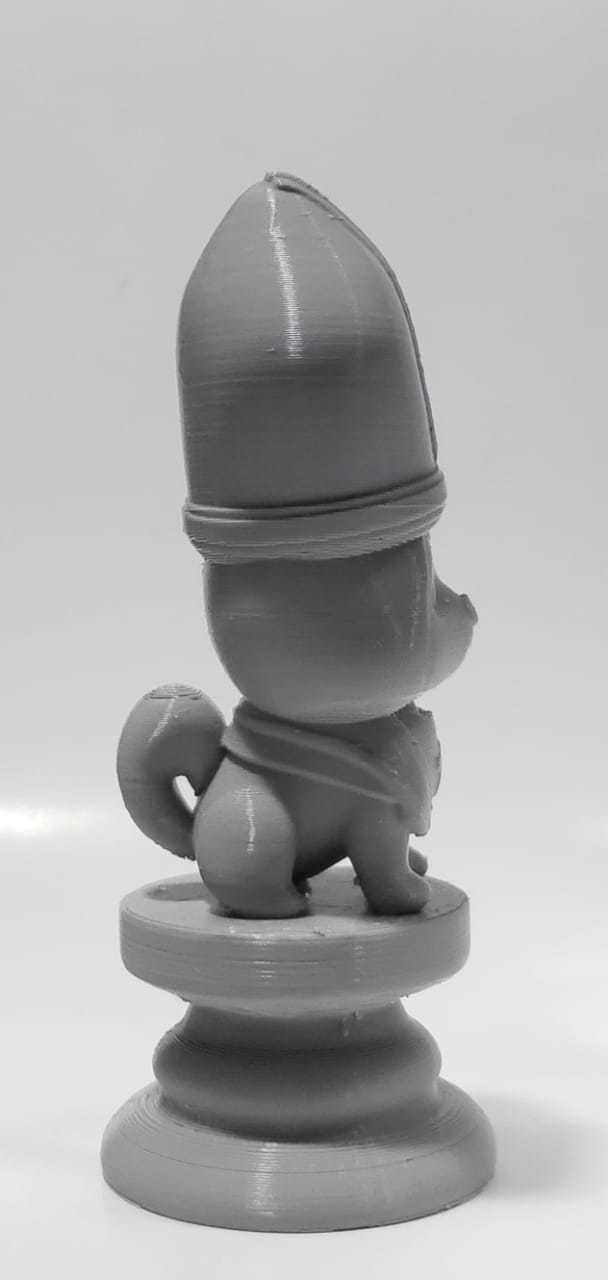 Dog Chess Piece - Bishop 3D print model_8