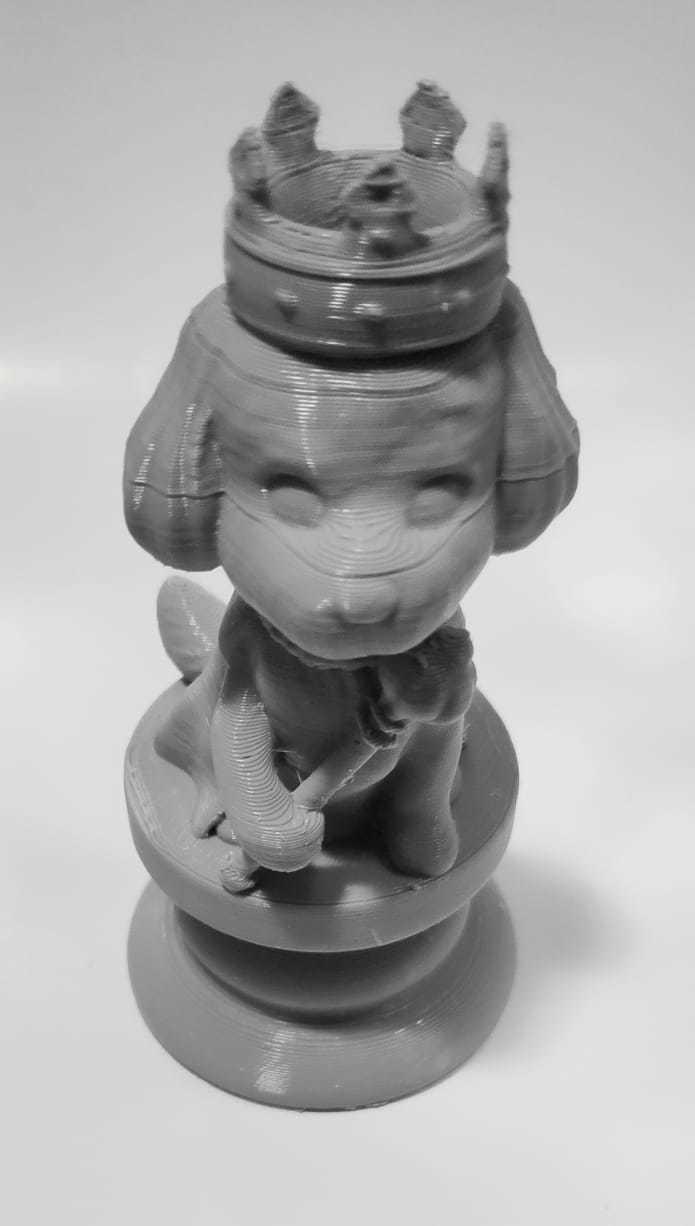 Dog Chess Piece - King 3D print model_9