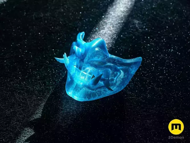 Sub Zero Grandmasters Icy Mask Mortal kombat 3D print model