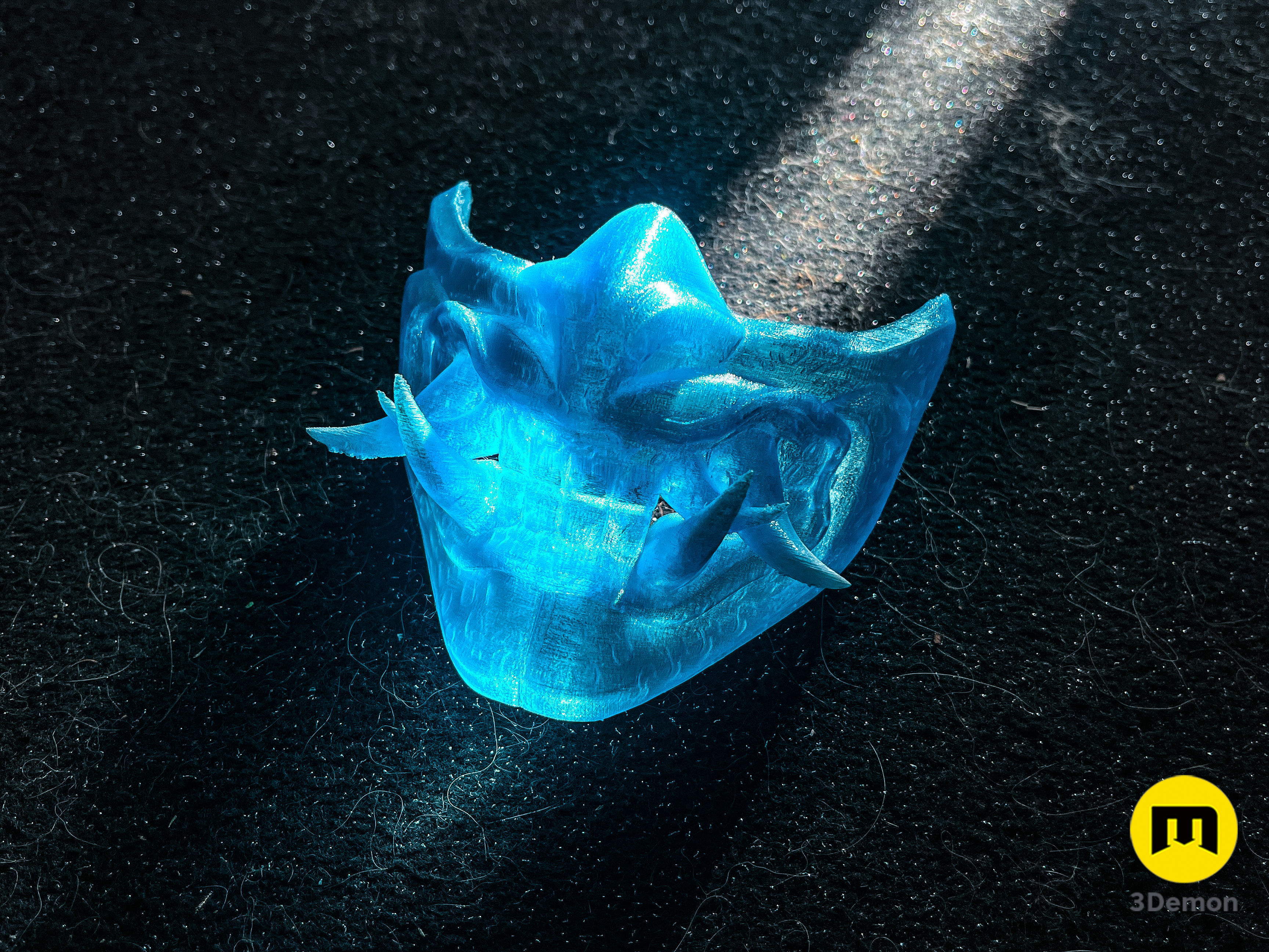 Sub Zero Grandmasters Icy Mask Mortal kombat 3D print model_3