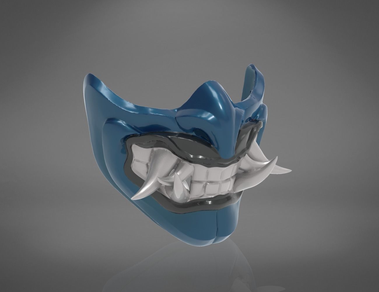 Sub Zero Grandmasters Icy Mask Mortal kombat 3D print model_1