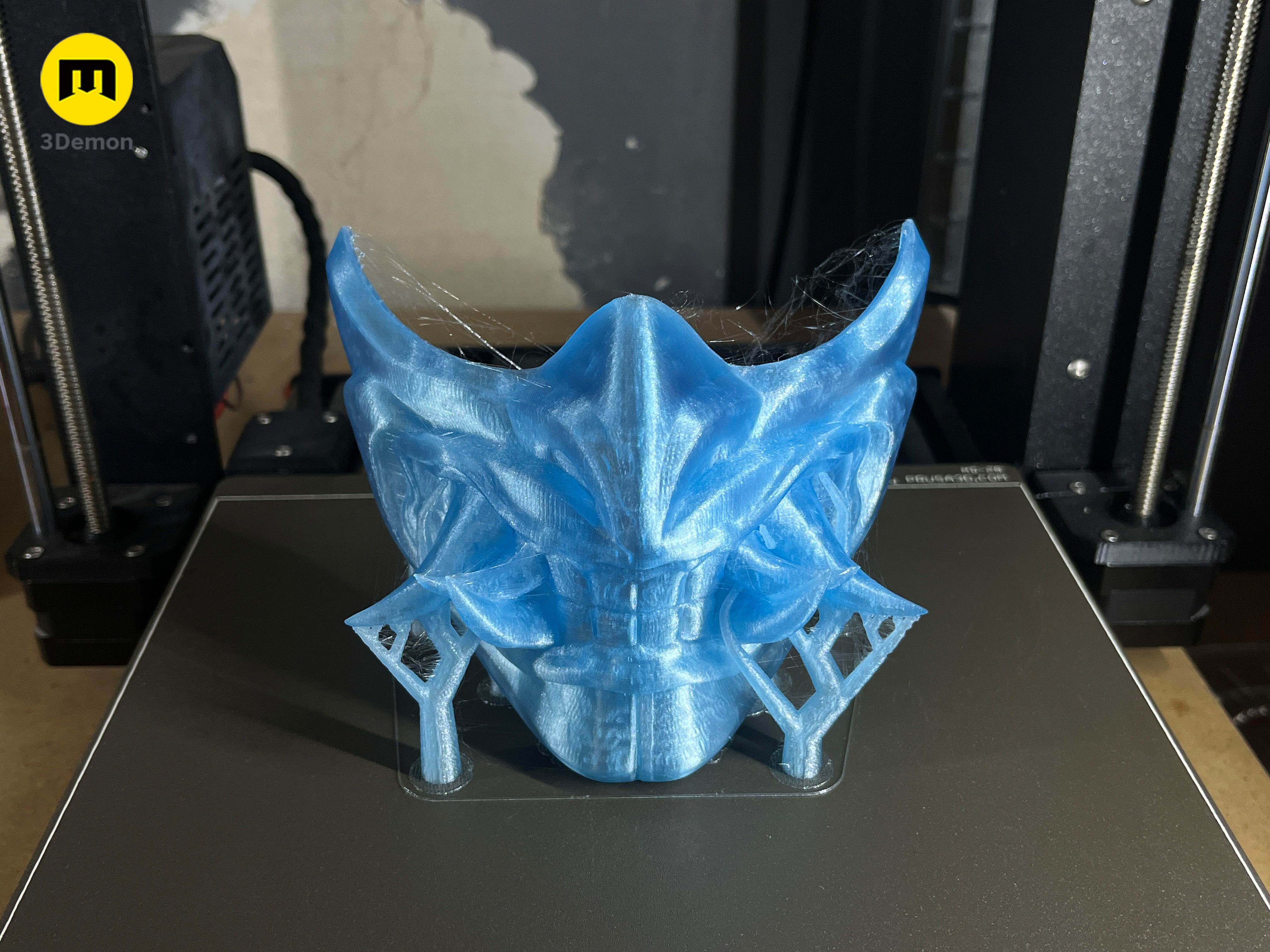Sub Zero Grandmasters Icy Mask Mortal kombat 3D print model_2