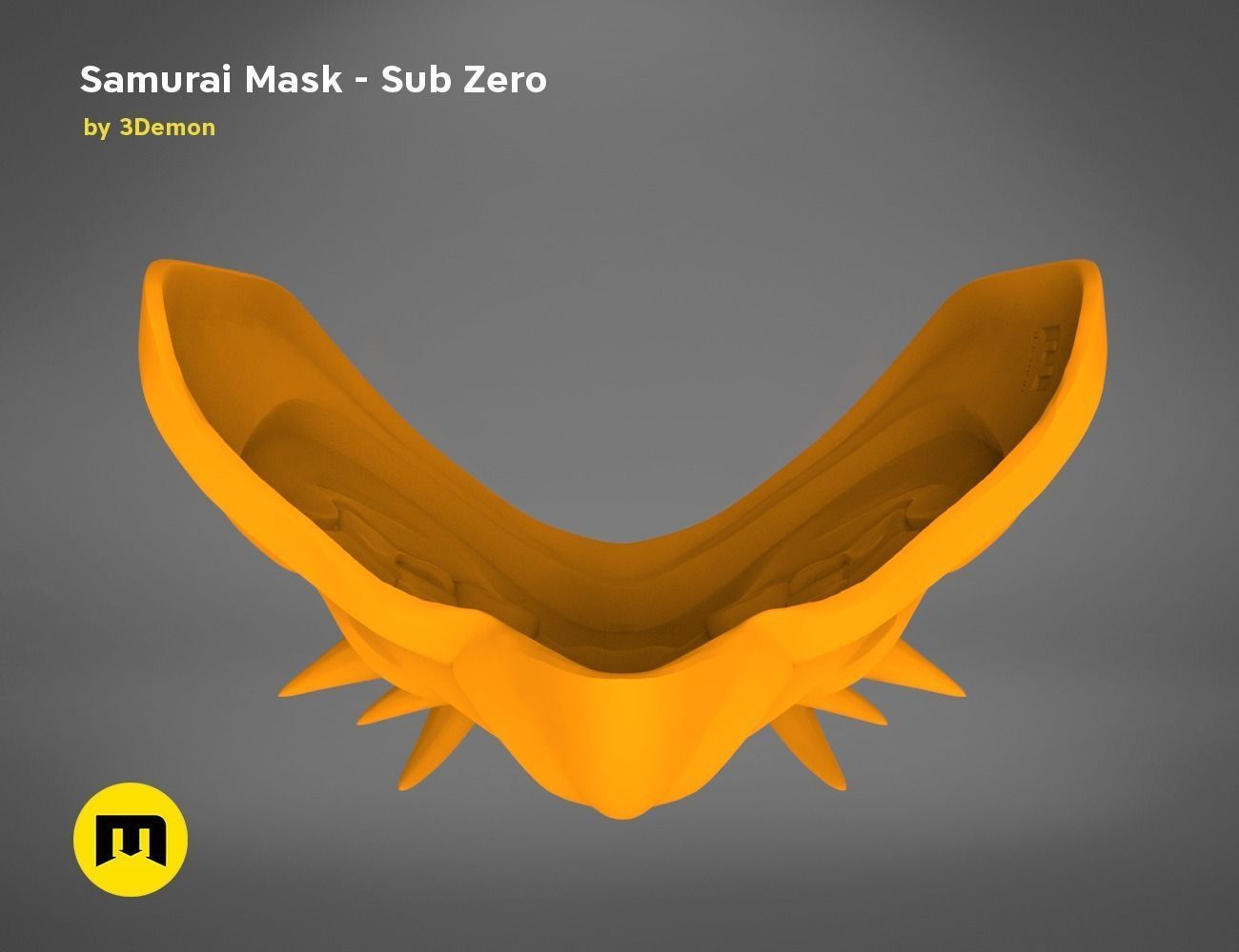 Sub Zero Grandmasters Icy Mask Mortal kombat 3D print model_16