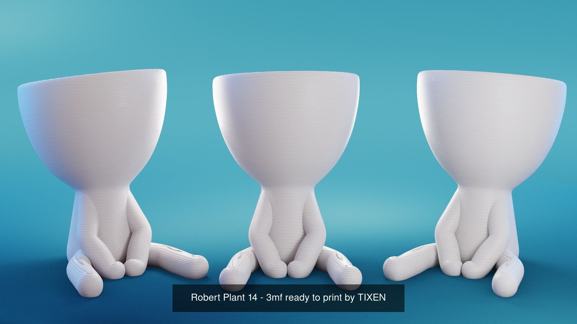 Robert Plant Set 17 Poses - ready to print by TIXEN 3D Model Collection_20