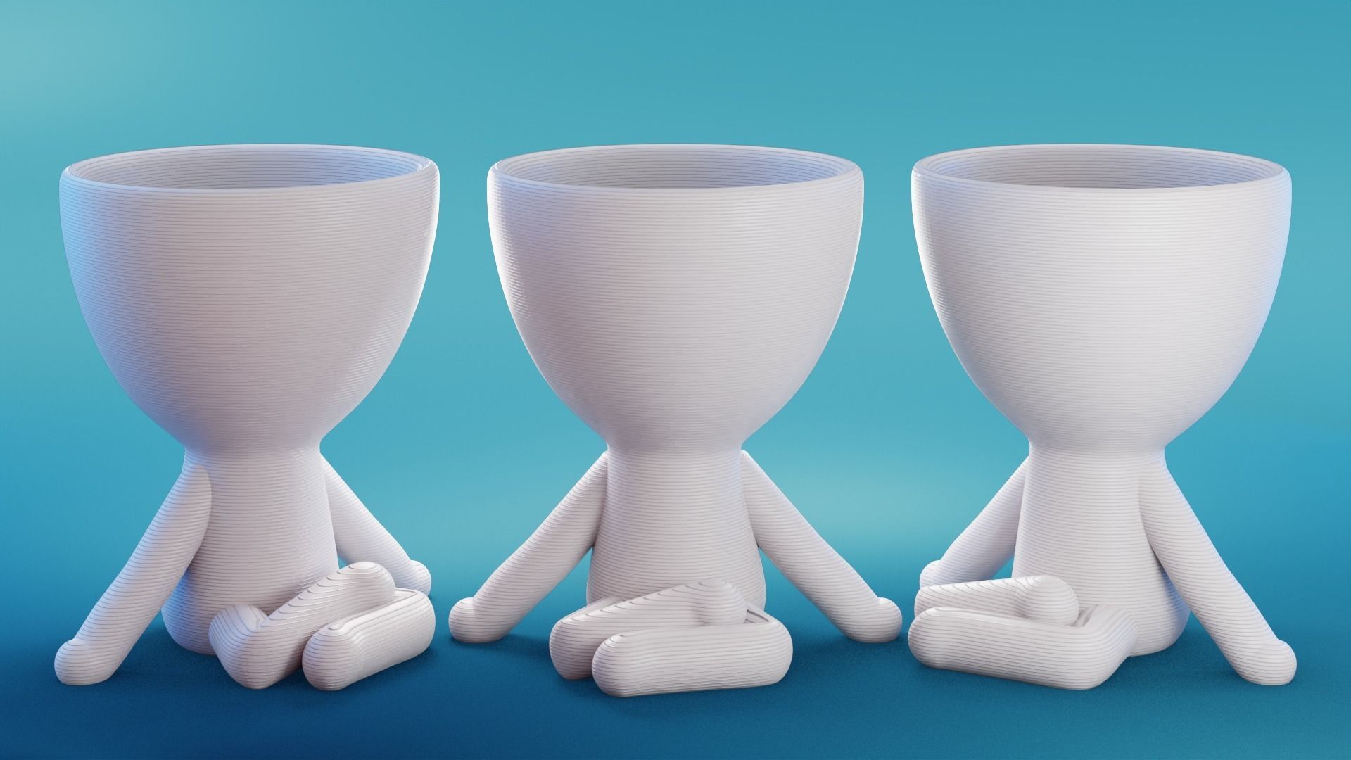 Robert Plant Set 17 Poses - ready to print by TIXEN 3D Model Collection_15