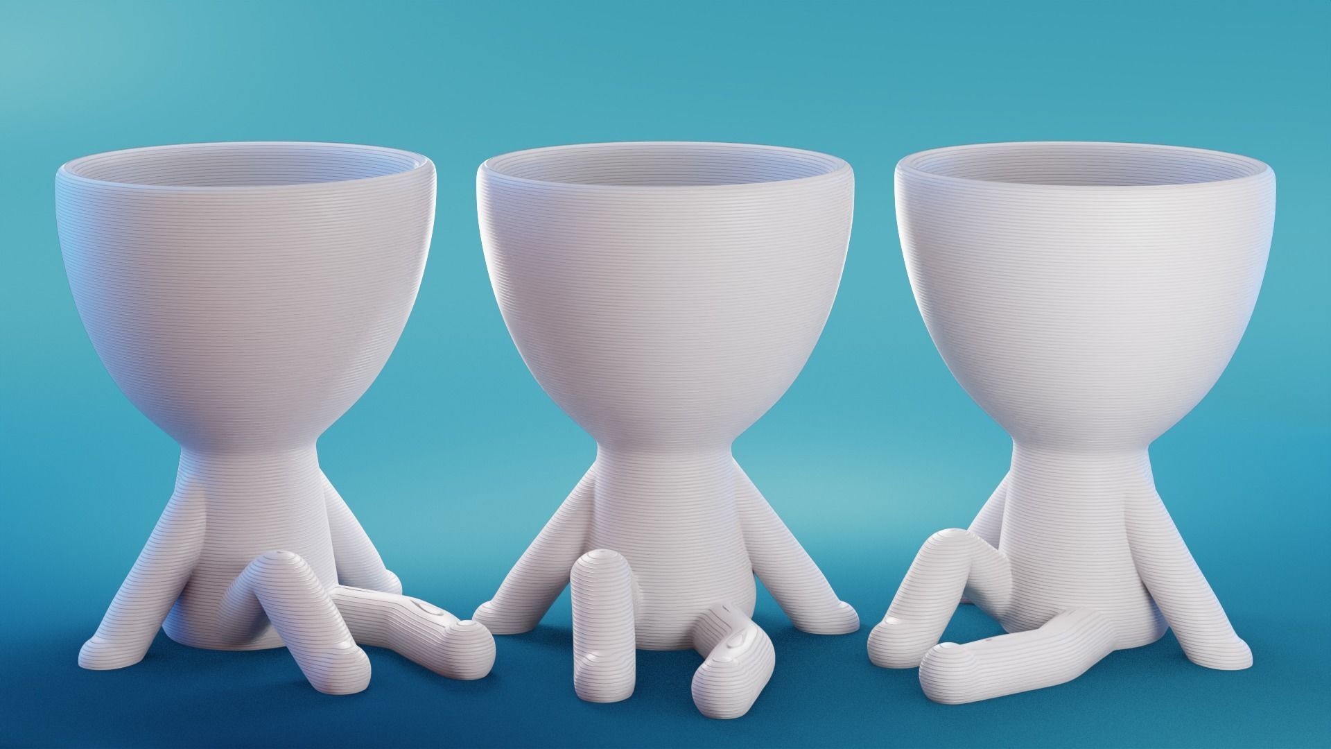 Robert Plant Set 17 Poses - ready to print by TIXEN 3D Model Collection_8