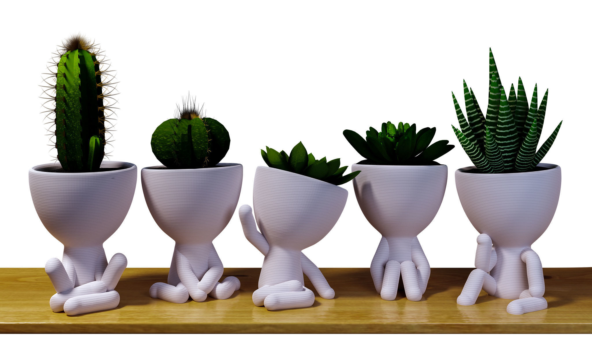 Robert Plant Set 17 Poses - ready to print by TIXEN 3D Model Collection_23
