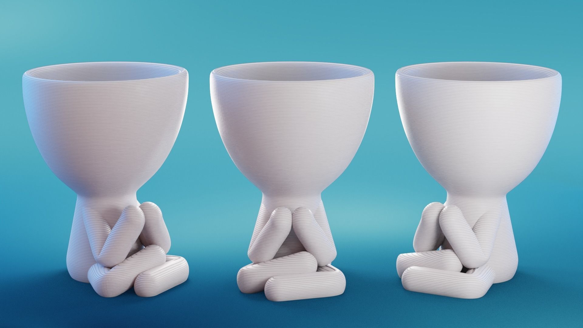 Robert Plant Set 17 Poses - ready to print by TIXEN 3D Model Collection_9