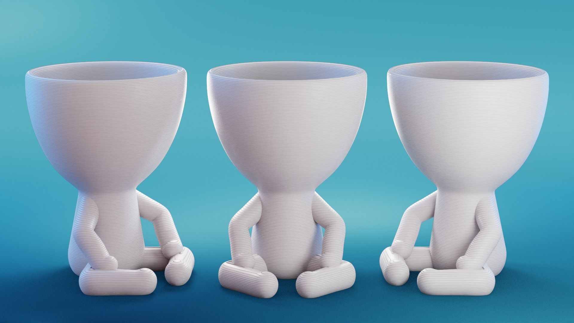 Robert Plant Set 17 Poses - ready to print by TIXEN 3D Model Collection_10