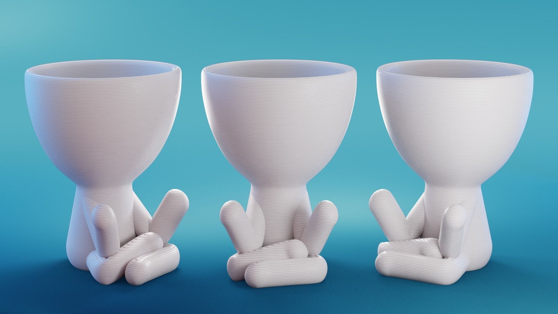 Robert Plant Set 17 Poses - ready to print by TIXEN 3D Model Collection_12
