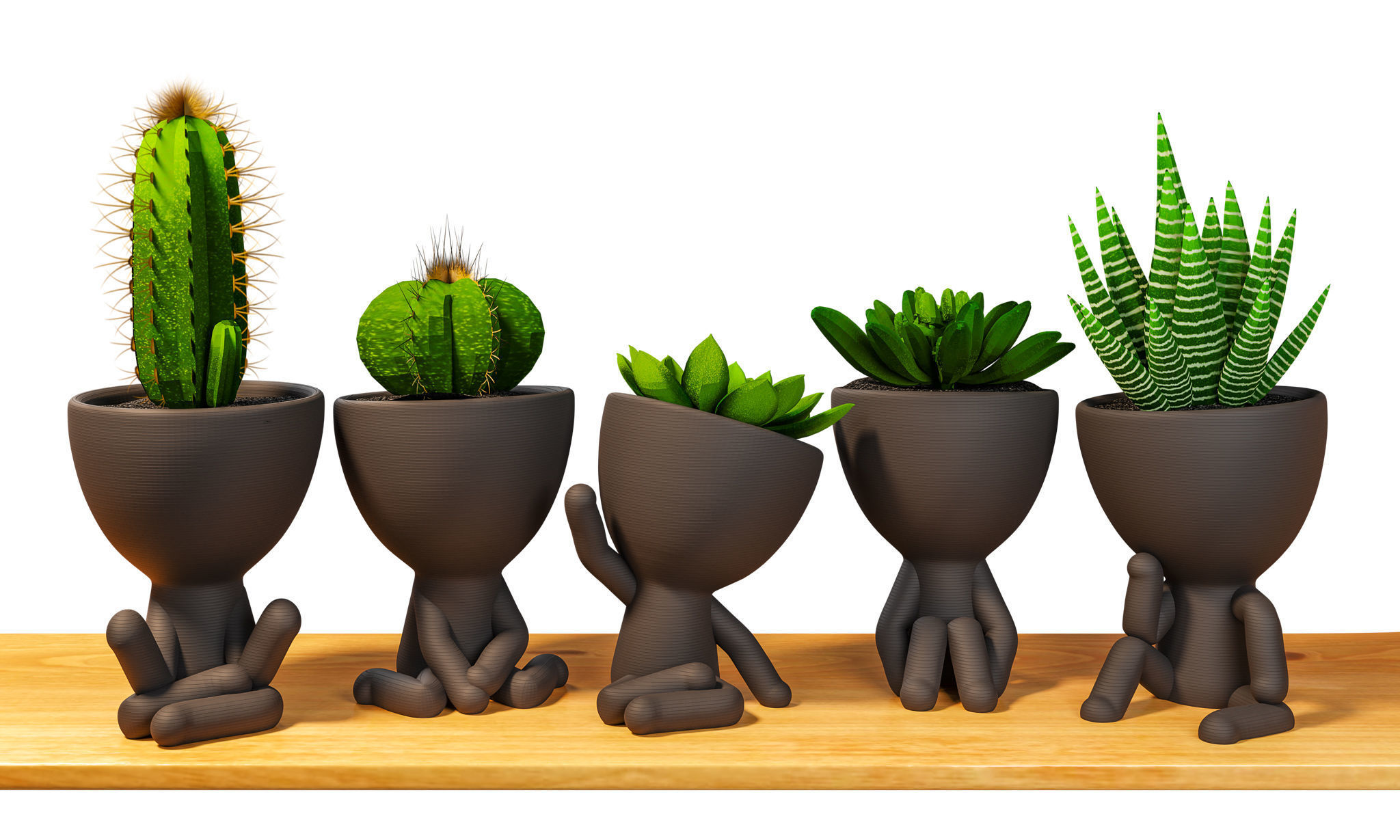 Robert Plant Set 17 Poses - ready to print by TIXEN 3D Model Collection_24