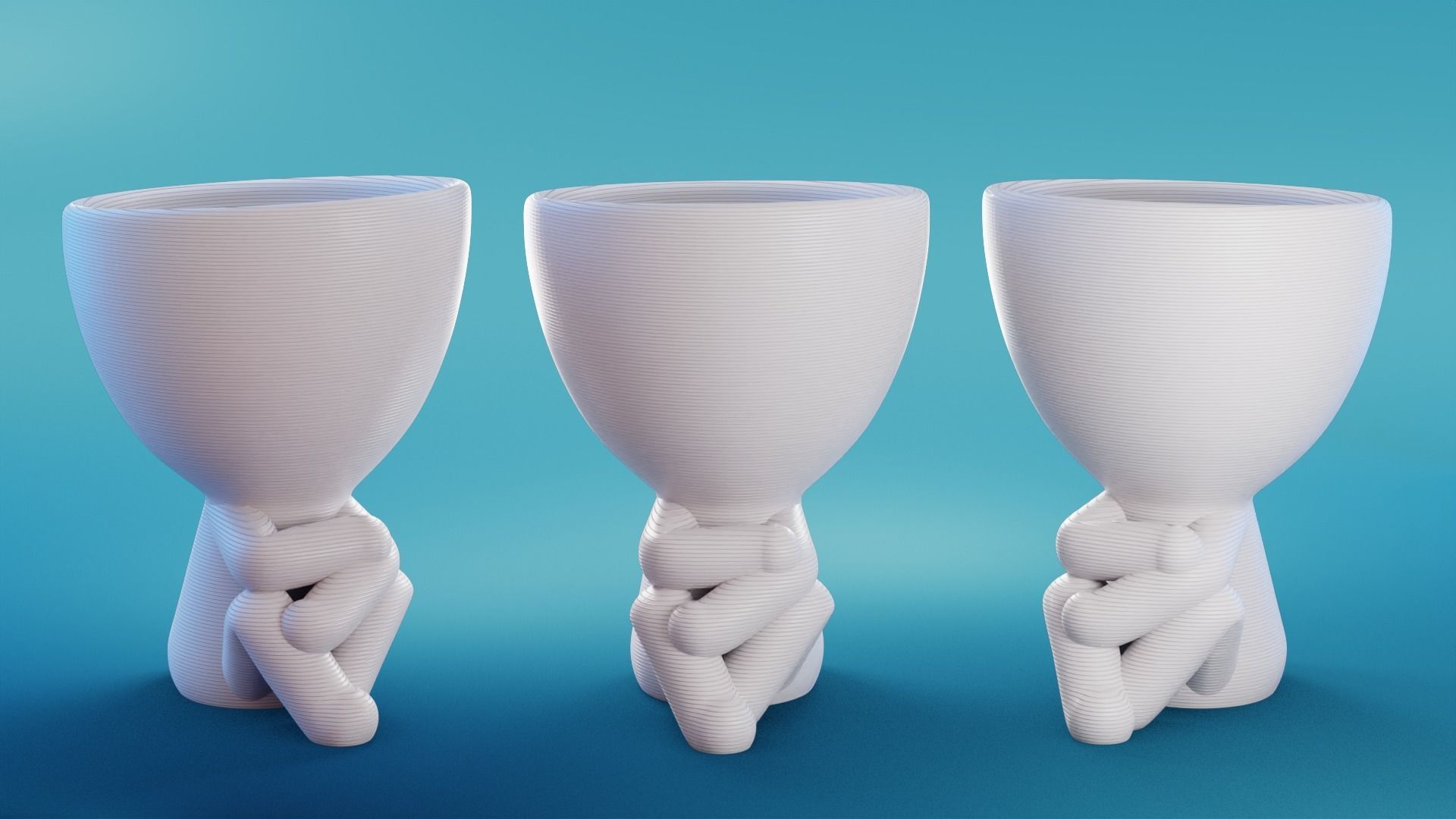 Robert Plant Set 17 Poses - ready to print by TIXEN 3D Model Collection_14
