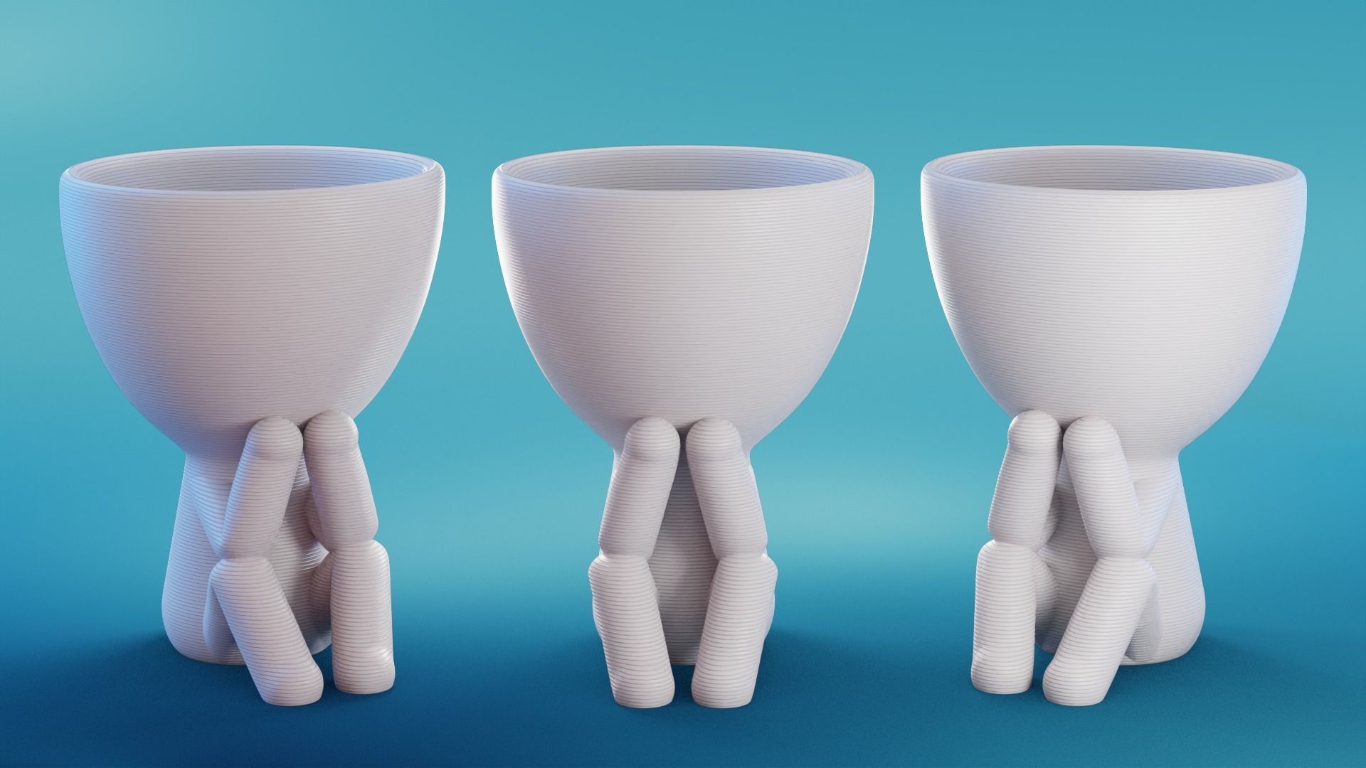 Robert Plant Set 17 Poses - ready to print by TIXEN 3D Model Collection_13