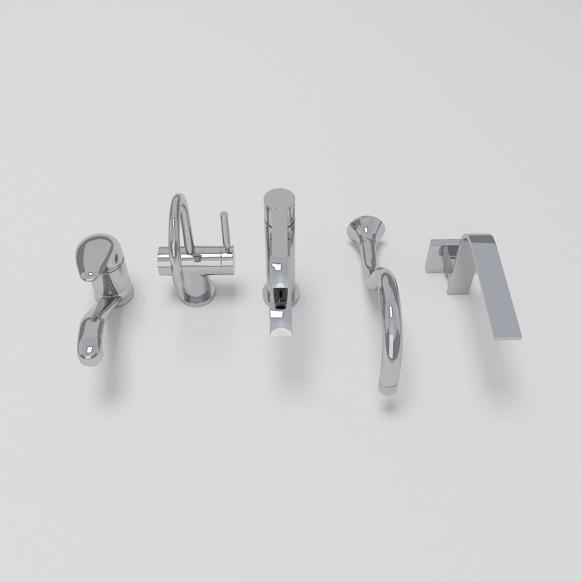 water tap 3D model_2